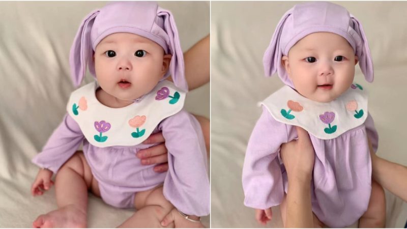 Captivating Beauty: The Viral Charisma of a Fair-Skinned Baby with Adorable Lips