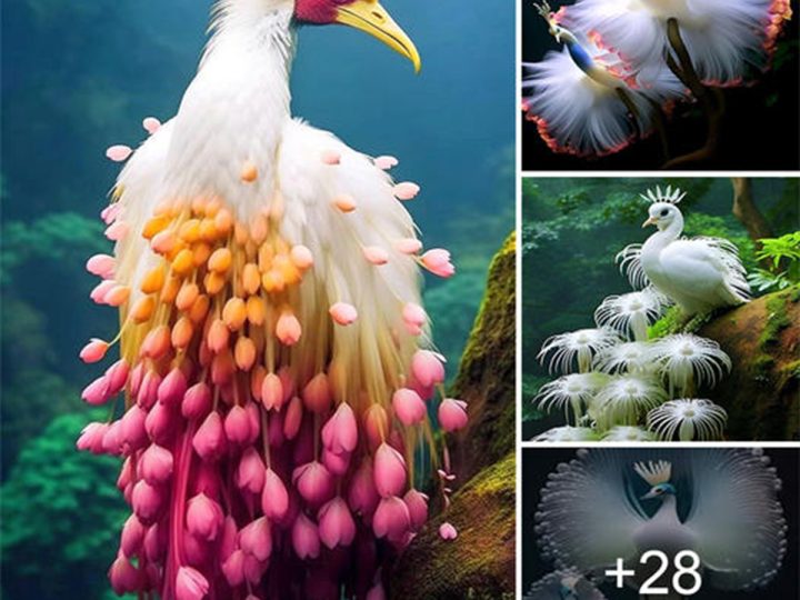 Immerse yourself in the delightful world of bird-shaped flower bouquets!